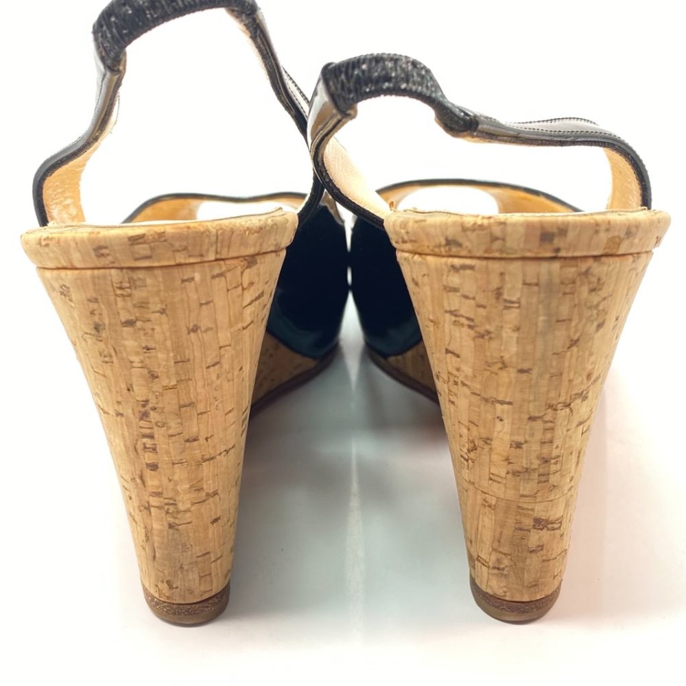 🌷❤️🔥FINAL SALE 🔥 NO OFFERS🌷💥Christian Louboutin Patent Wedges 35.5 - Picture 4 of 6